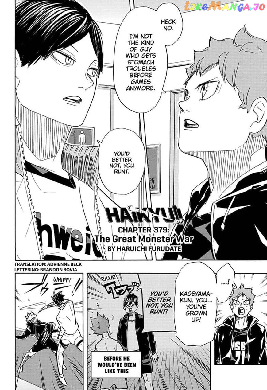 Haikyuu!!, Chapter 379 image 02